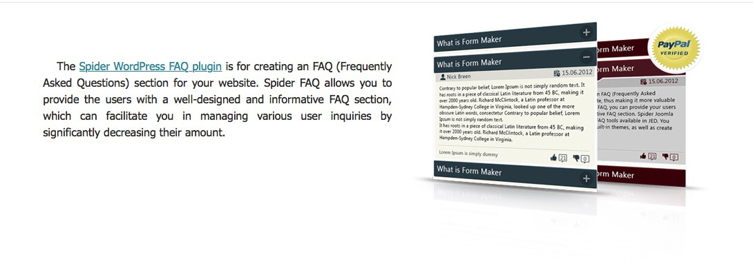 ListWP Business Directory Web Dorado - Spider FAQ - Explain EVERYTHING With These Top WordPress FAQ Plugins