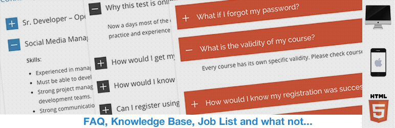 ListWP Business Directory HTML5 Responsive FAQ - Explain EVERYTHING With These Top WordPress FAQ Plugins