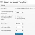Google Translator Plugin